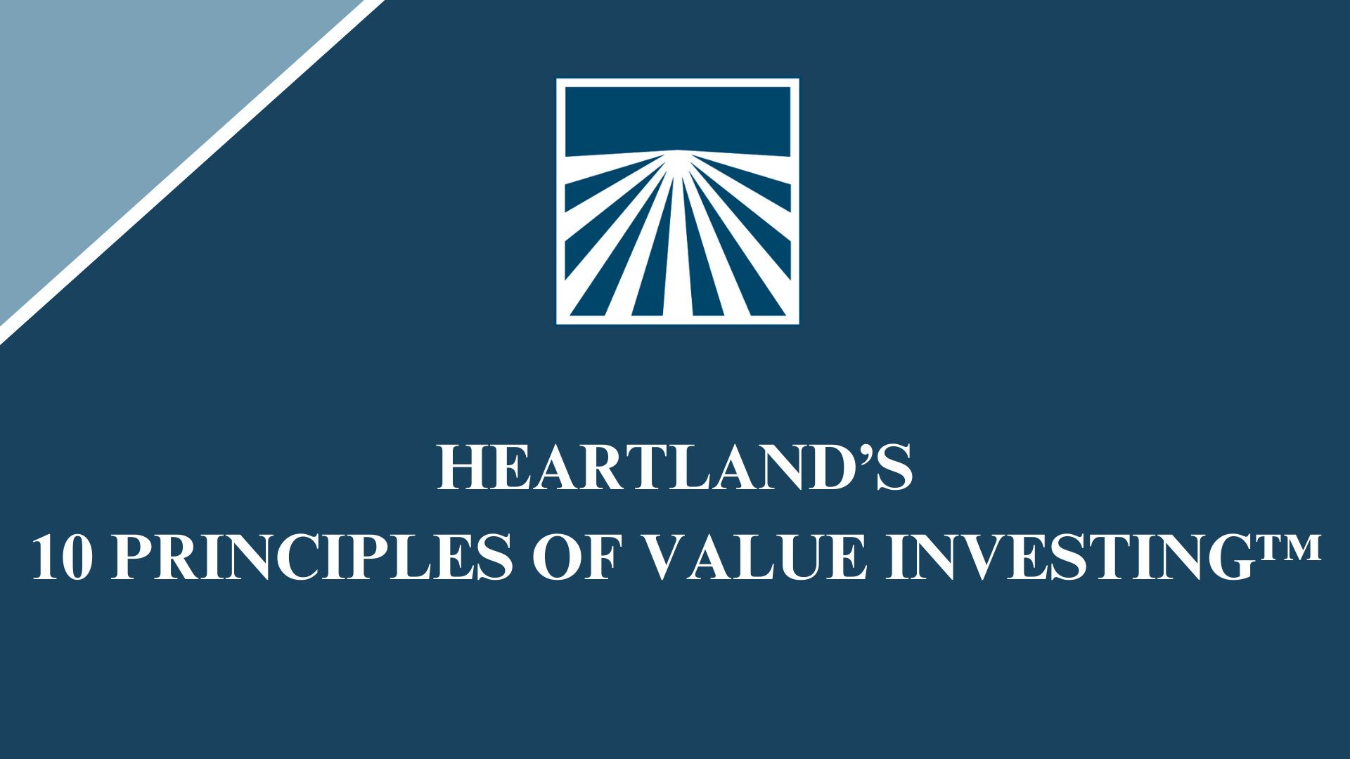 Heartland's 10 Principles of Value Investing™
